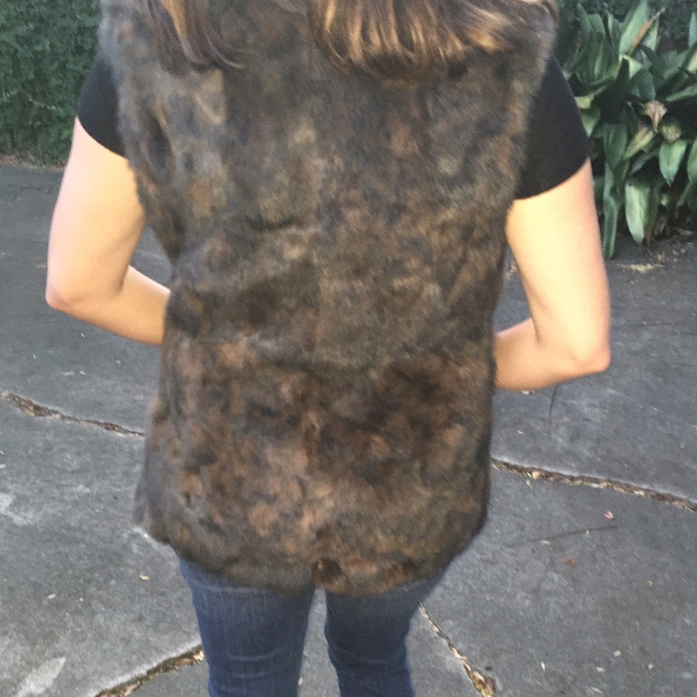 Real Rabbit Fur Vest - Picture 2 of 4